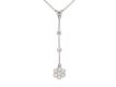 Edwardian diamond cluster pendant, circa 1915. Hatton Garden