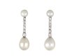 Natural pearl and diamond earrings, circa 1920 hatton garden