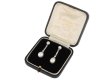 Natural pearl and diamond earrings, circa 1920 hatton garden