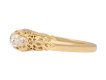 Victorian diamond five stone ring, circa 1900. Hatton Garden