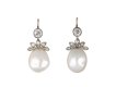 Natural pearl and diamond earrings, circa 1910 hatton garden