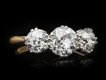 Edwardian Diamond Three Stone Ring, circa 1910. Hatton Garden