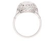 Old mine diamond cluster ring, circa 1915. Hatton Garden