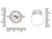 Old mine diamond cluster ring, circa 1915. Hatton Garden