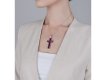 Amethyst and diamond cross pendant, circa 1920.