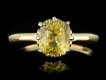 Yellow Ceylon sapphire solitaire ring, circa 1910 hatton garden