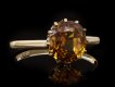 Orange Ceylon sapphire solitaire ring, circa 1905 hatton garden