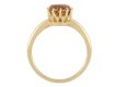 Orange Ceylon sapphire solitaire ring, circa 1905 hatton garden