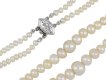 Marcus & Co. natural pearl and diamond necklace Hatton Garden