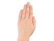 Diamond three stone ring, circa 1950. Hatton Garden