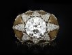 Buccellati diamond cluster ring, Italian hatton garden