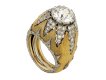 Buccellati diamond cluster ring, Italian hatton garden