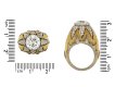 Buccellati diamond cluster ring, Italian hatton garden