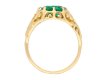Belle Époque Colombian emerald solitaire ring, French, circa 1895. Hatton Garden