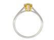 Fancy deep yellow marquise diamond ring Hatton Garden