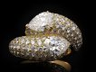 Cartier diamond crossover ring, French, circa 1970. Hatton Garden