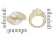 Cartier diamond crossover ring, French, circa 1970. Hatton Garden