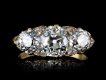 Victorian diamond three stone ring, circa 1890 hatton garden