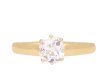 Victorian old mine diamond solitaire ring, circa 1900. Hatton Garden