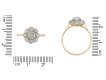 Fancy faint green diamond cluster ring circa 1940 hatton garden