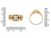 Diamond solitaire carved ring, circa 1880. Hatton Garden