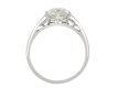 Old cut diamond flanked solitaire ring, circa 1925 hatton garden