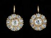 Old mine diamond cluster earrings, circa 1900 hatton garden