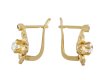 Victorian diamond flower earrings, circa 1890. hatton garden