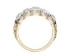 Victorian diamond five stone ring, circa 1880. Hatton Garden