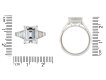 Art Deco step cut diamond flanked solitaire ring hatton garden