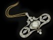 Natural Pearl and Diamond pendant, circa 1915 hatton garden