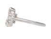 Art Deco diamond two stone cluster ring, circa 1925. Hatton Garden