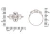 Art Deco diamond two stone cluster ring, circa 1925. Hatton Garden