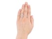 Art Deco diamond two stone cluster ring, circa 1925. Hatton Garden