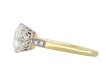 Old cut diamond flanked solitaire ring, circa 1915 hatton garden