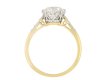 Old cut diamond flanked solitaire ring, circa 1915 hatton garden