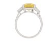 Yellow Ceylon sapphire and diamond ring circa 1925 hatton garden