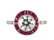 Diamond and ruby target ring, circa 1920 hatton garden