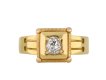 Victorian old mine diamond ring, English, 1882 hatton garden