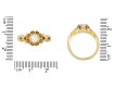Old mine diamond solitaire ring, English, 1903 hatton garden