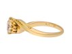 Victorian diamond crossover ring, circa 1900. Hatton Garden