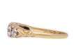 Victorian five stone diamond ring, circa 1900. Hatton Garden