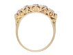 Victorian five stone diamond ring, circa 1900. Hatton Garden
