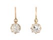 Belle Époque diamond earrings, French, circa 1905 hatton garden