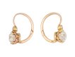 Belle Époque diamond earrings, French, circa 1905 hatton garden