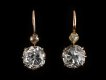 Belle Époque diamond earrings, French, circa 1905 hatton garden
