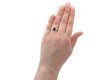 Victorian Sapphire and diamond three stone ring hatton garden