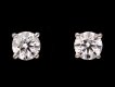 Tiffany diamond stud earrings, English, 2004. Hatton Garden