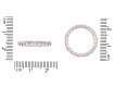 Diamond set eternity ring French, circa 1920.  Hatton Garden