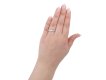 Diamond set eternity ring, French, circa 1950 hatton garden